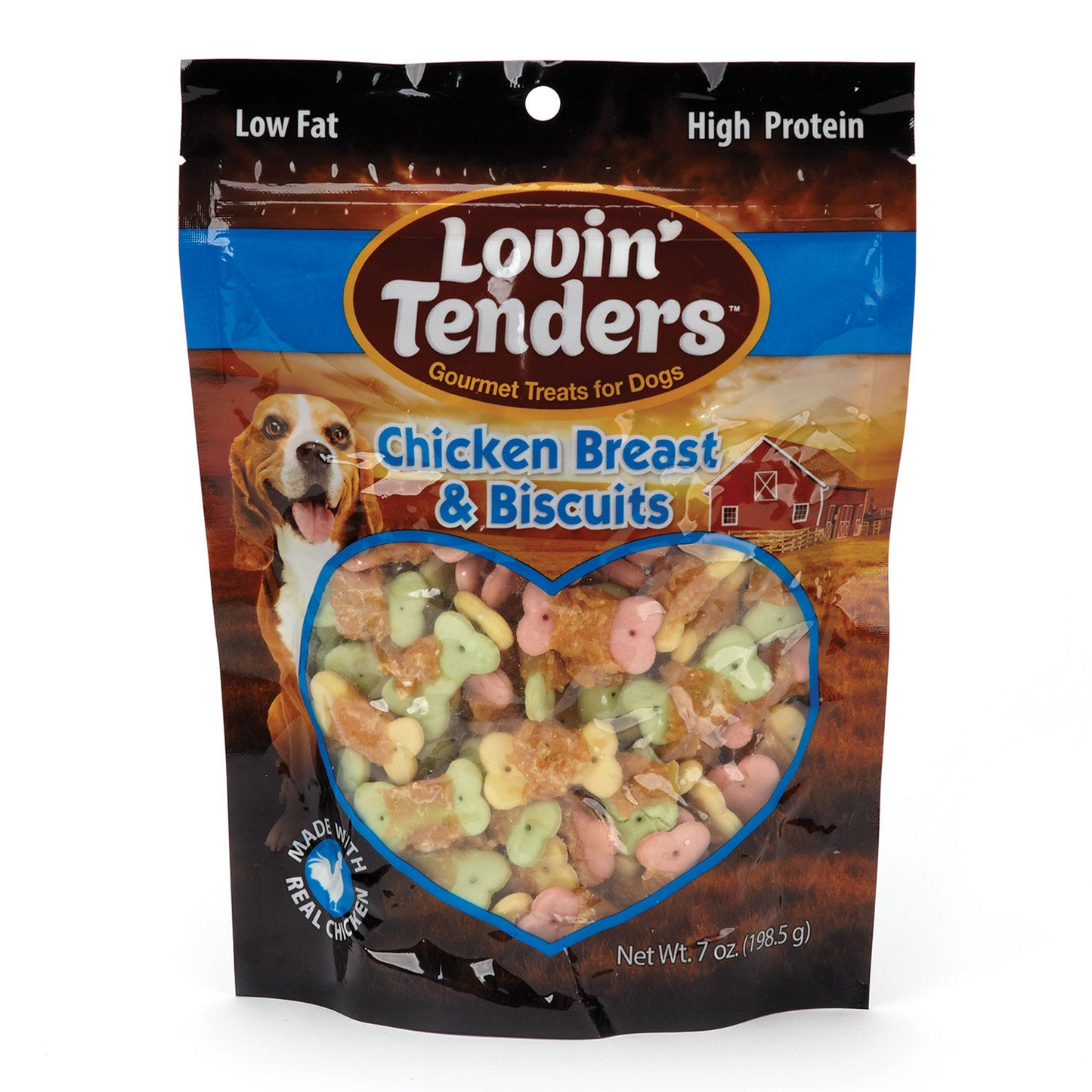 Boss Pet Chicken and Biscuits Dog Treats - 7 oz