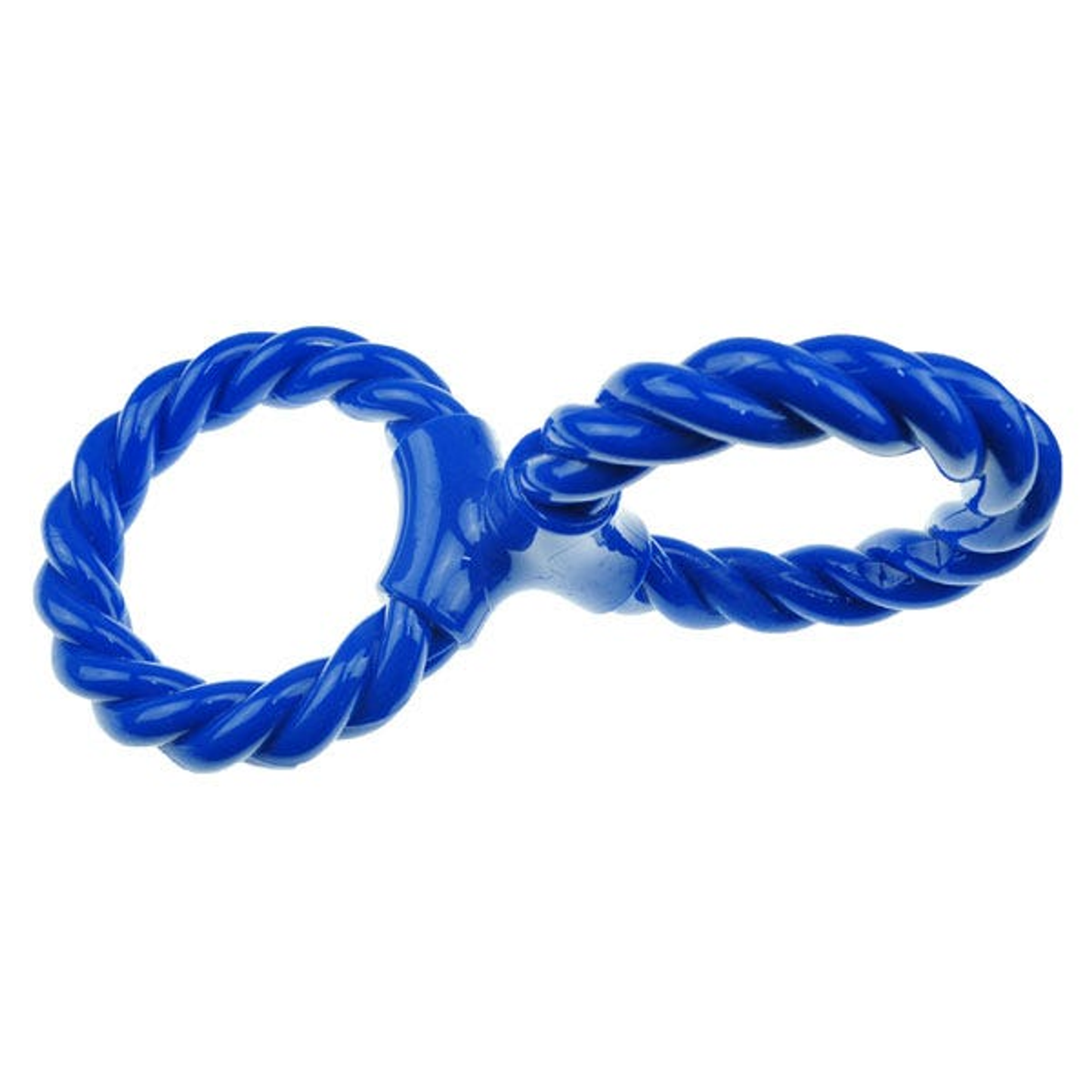 Infinity TPR Rope Double Ring Twist Tug Dog Toy