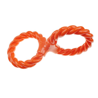 Infinity TPR Rope Double Ring Twist Tug Dog Toy