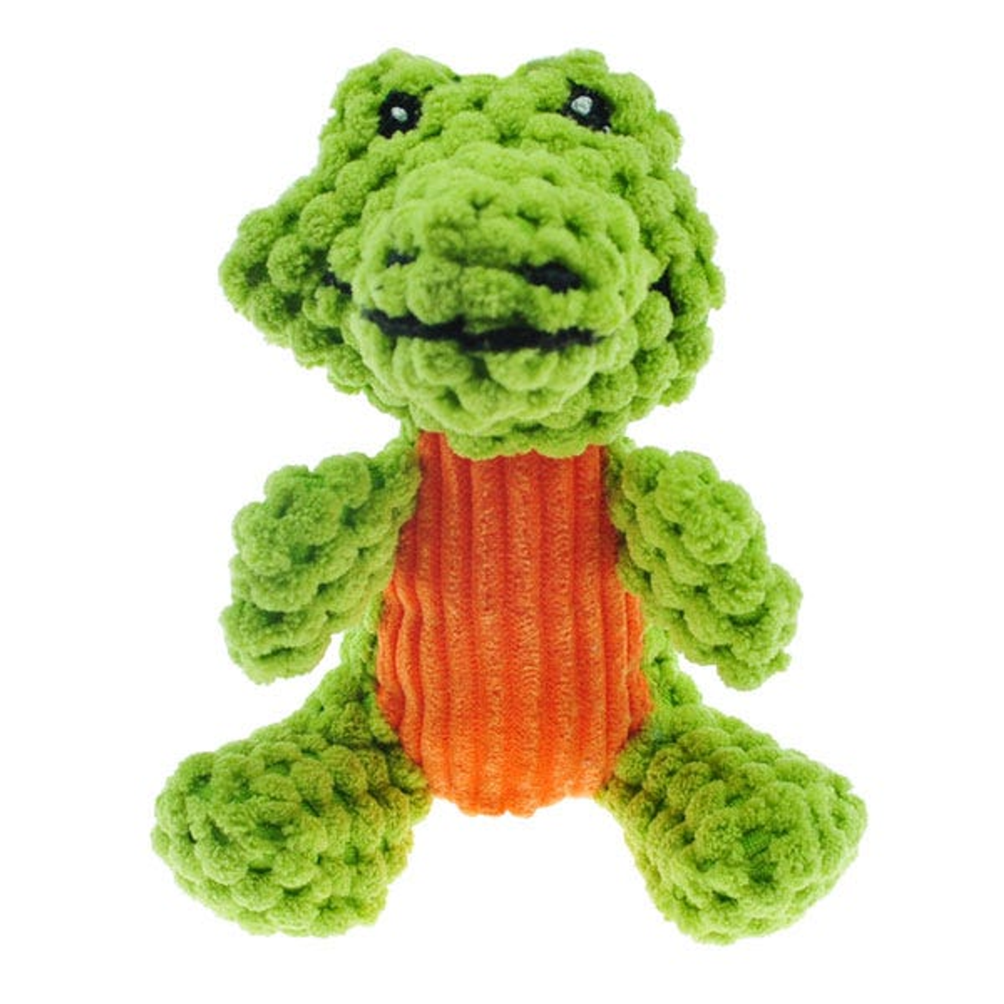 Chomper Corduroy Seated Gator Dog Toy