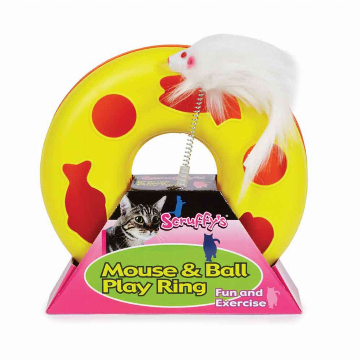 Scruffy's Mouse Ball Cat Play Ring