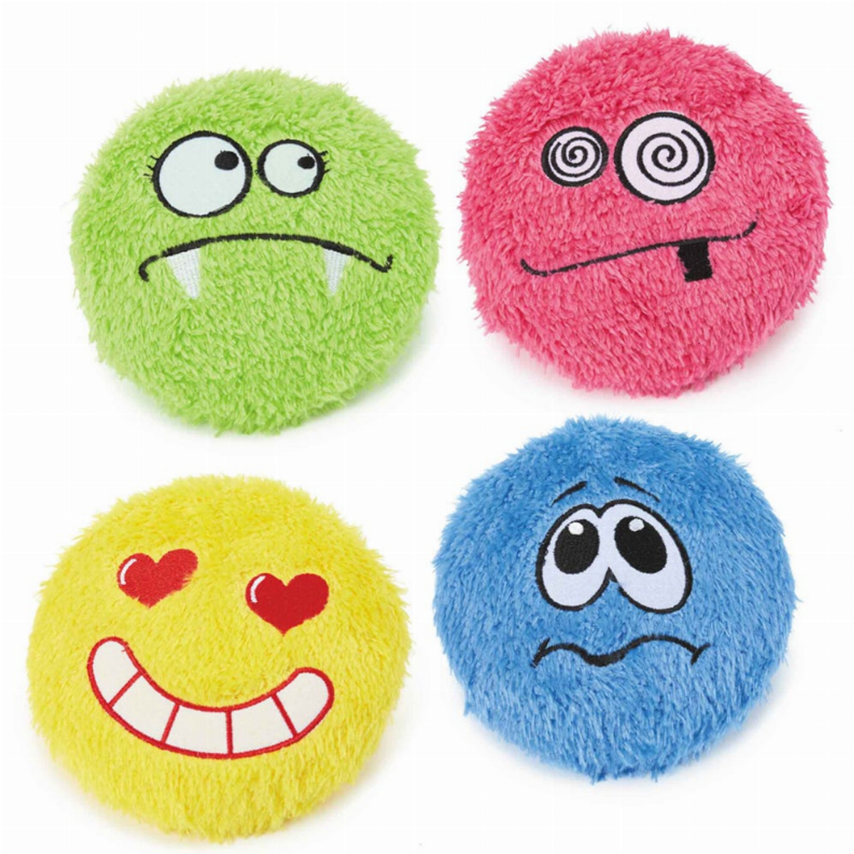 Boss Pet Plush Dog Toy with Plastic Disc
