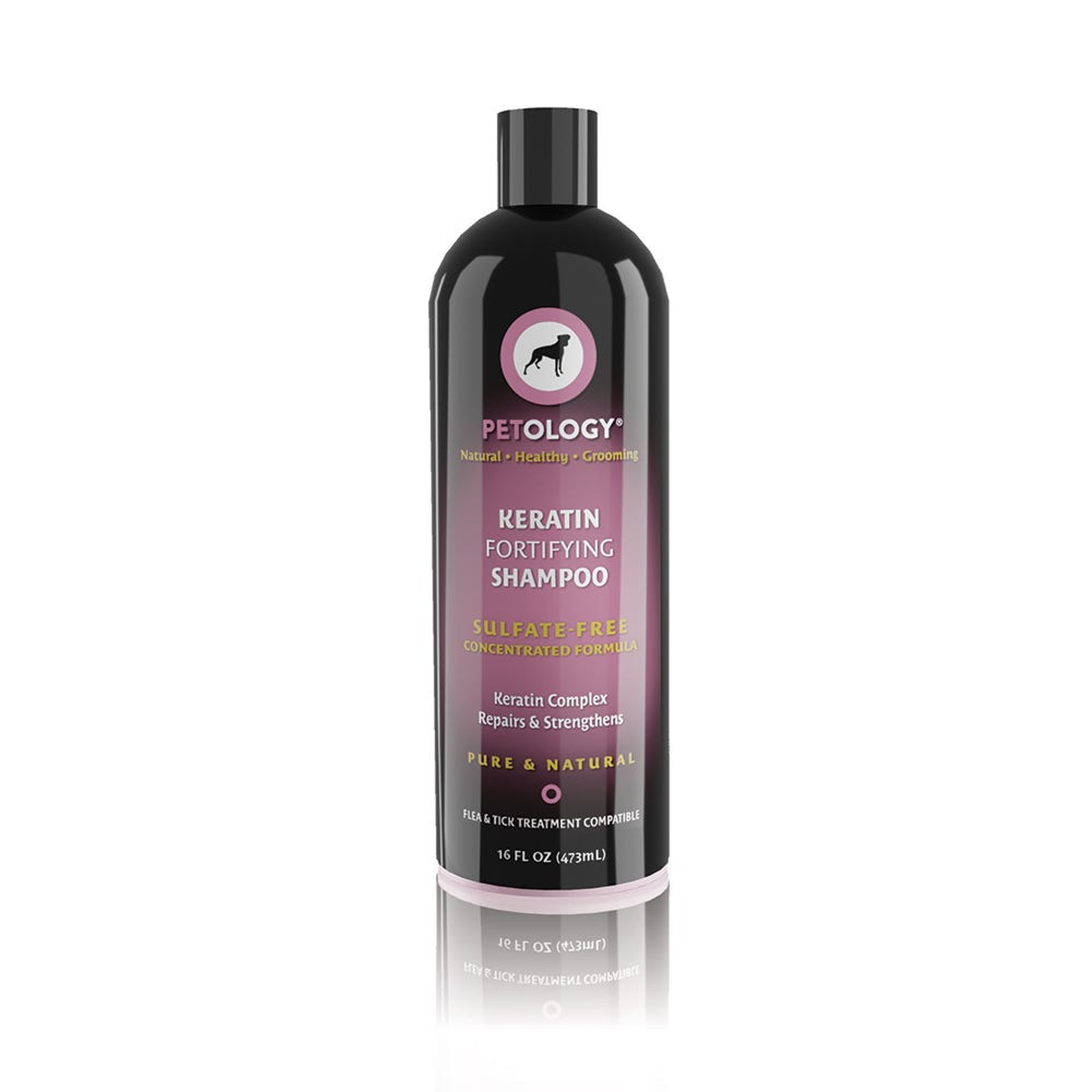 Petology Keratin Fortifying Dog Shampoo, 16 oz
