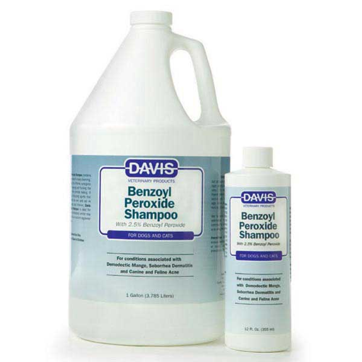 Davis Benzoyl Peroxide Dog Shampoo 2.5%