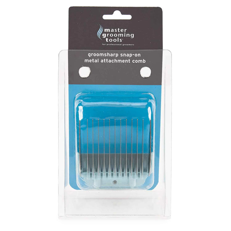 Master Grooming Tools wide comb attachment, top view