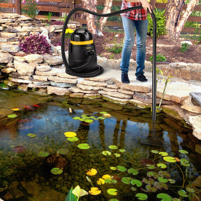1400W pond vacuum cleaner kit with brush heads and extension tubes
