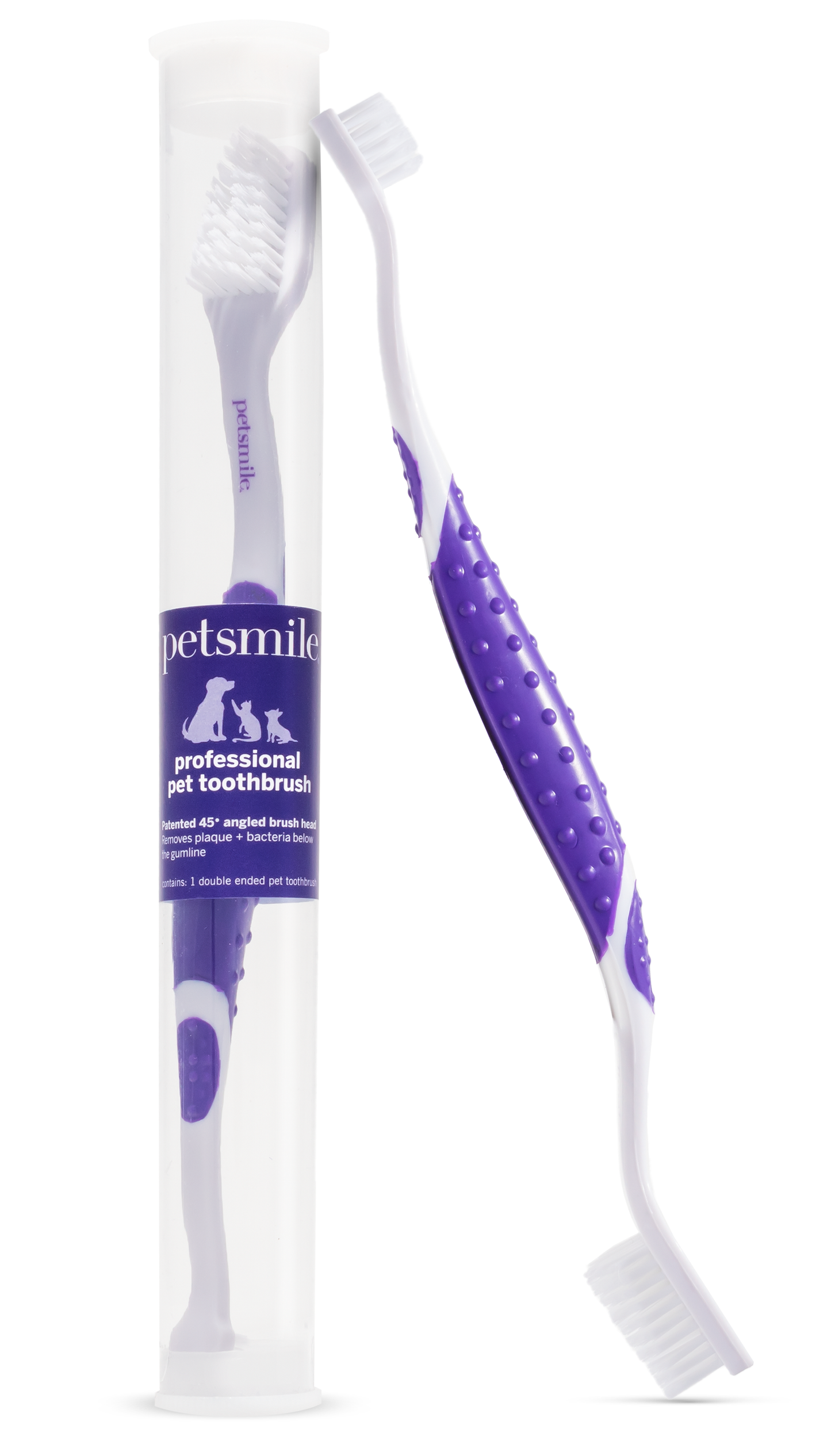 Petsmile Professional Dual-Ended Pet Toothbrush