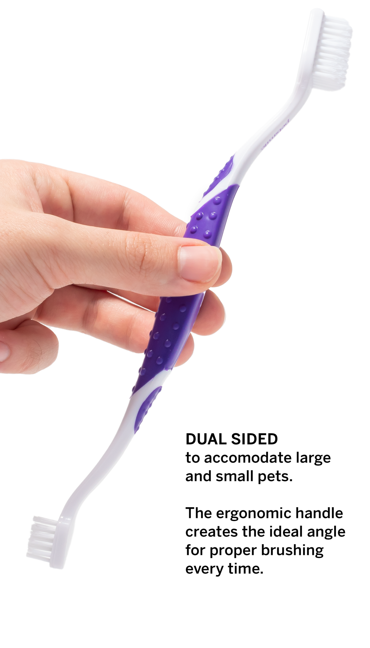 Petsmile Professional Dual-Ended Pet Toothbrush