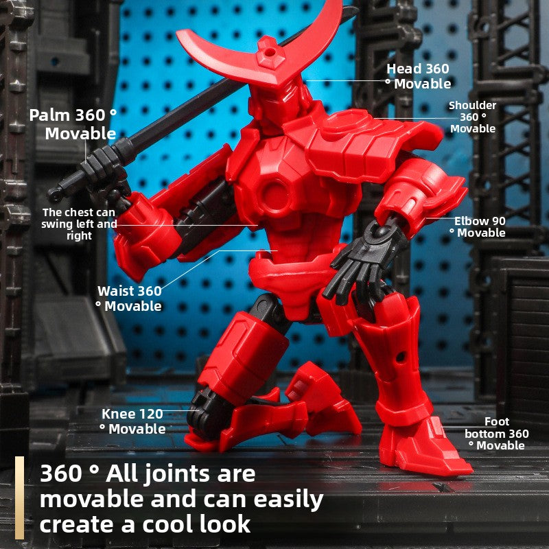 A versatile mecha doll assembly toy
