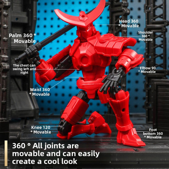 A versatile mecha doll assembly toy product image 2