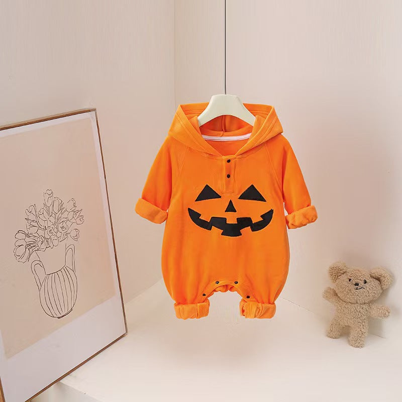 Baby Pumpkin Elf Jumpsuit
