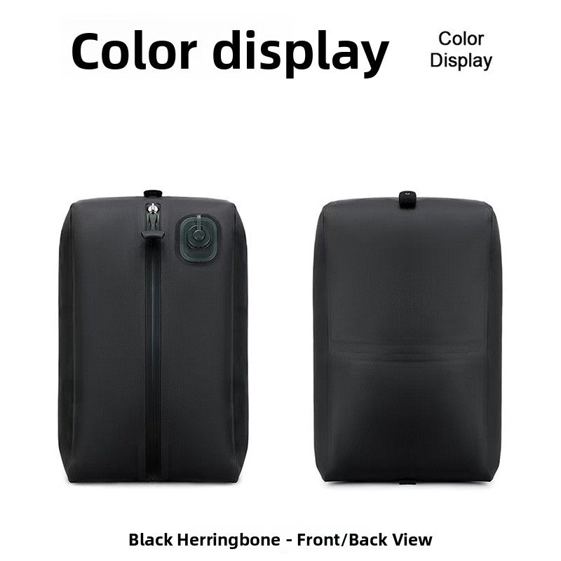 Automatic suction vacuum compression bag travel storage backpack waterproof