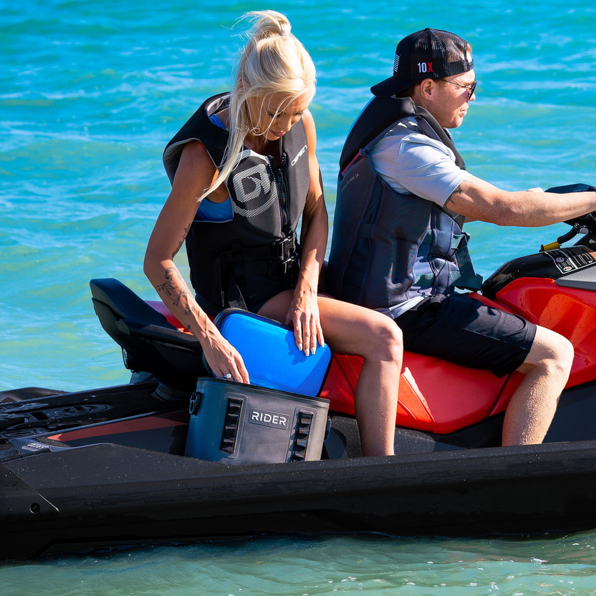 Rider Coolers Single Jet Ski Cooler for PWC and Kayak