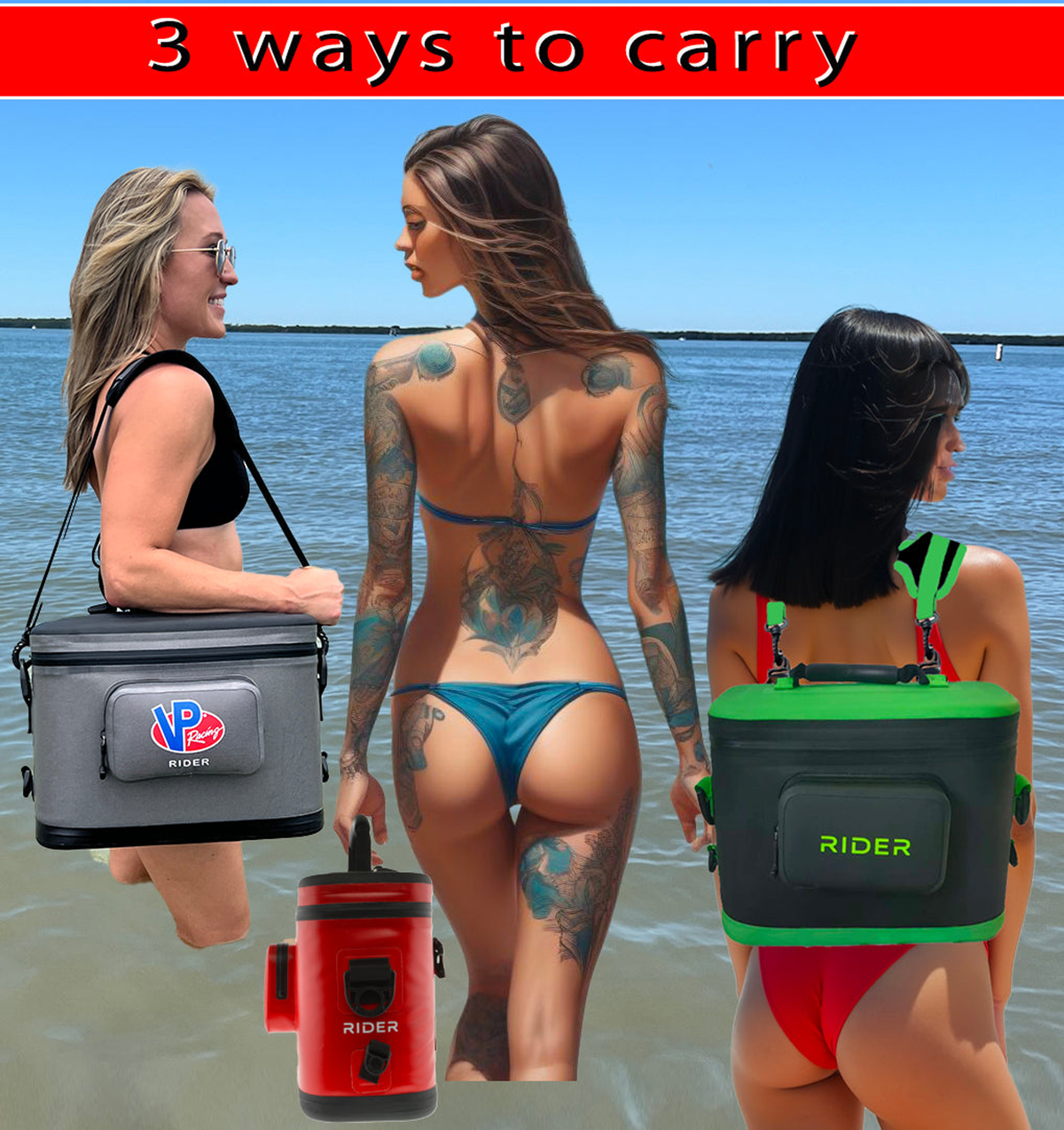 VP Racing Fuels Single Jet Ski Cooler by Rider Coolers