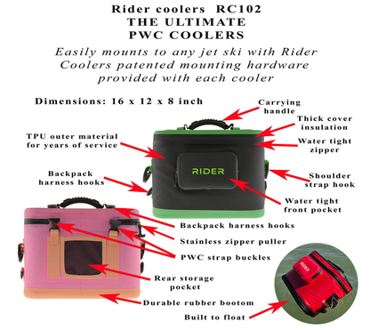 Large Single Jet Ski Cooler by Rider Coolers