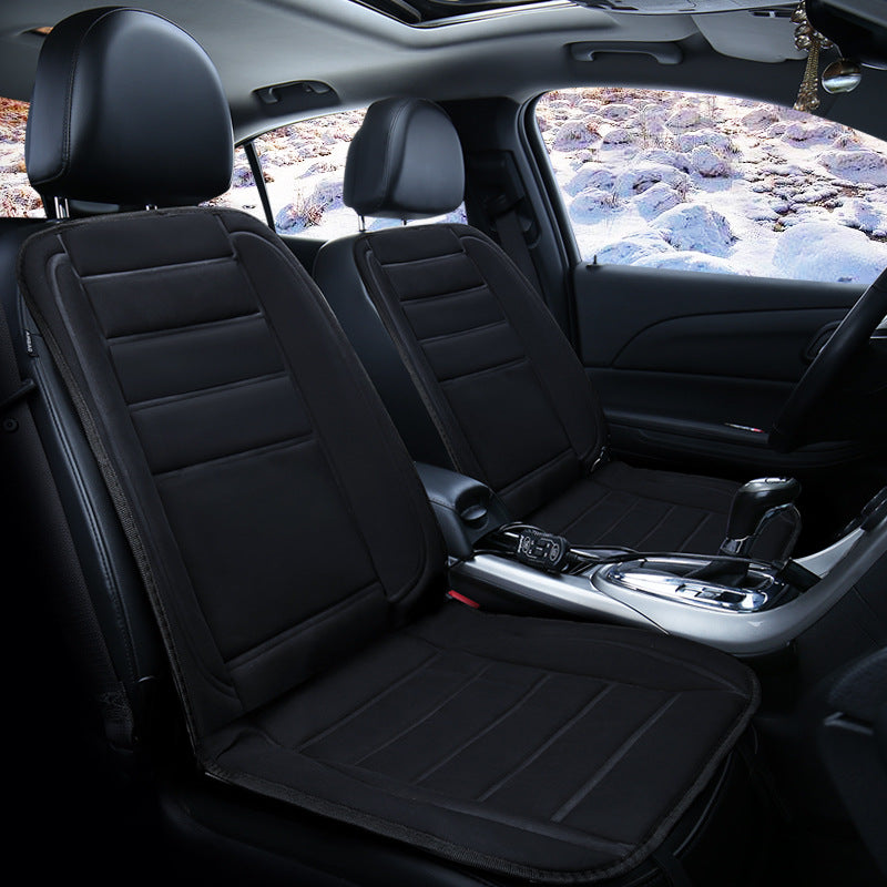 Winter car heating seat cushion