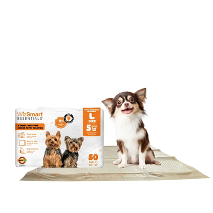 WizSmart Essentials Dog Training Pads - Large