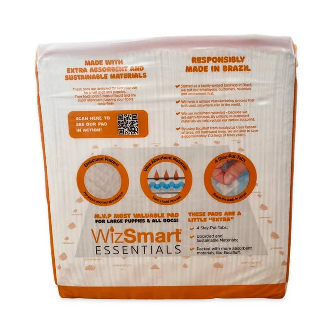 WizSmart Essentials Dog Training Pads - Extra Large