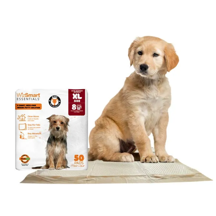 WizSmart Essentials Dog Training Pads - Extra Large
