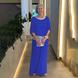 Bat Sleeve Top and Wide Leg Pants