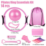 Resistance bands in the Pilates ring set