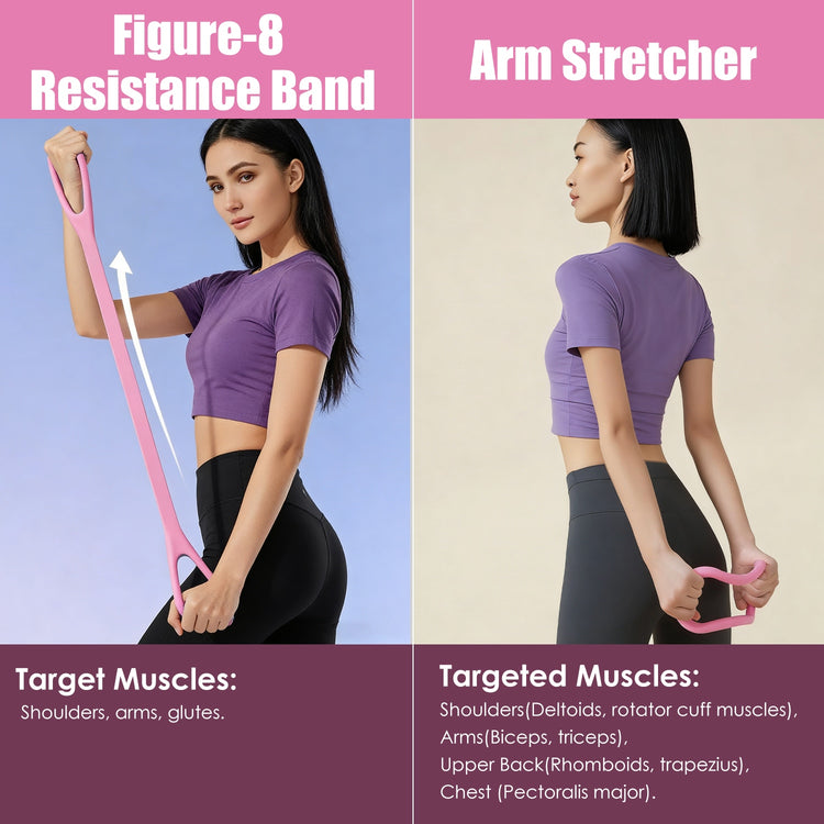 Pilates ring squeezed during a workout
