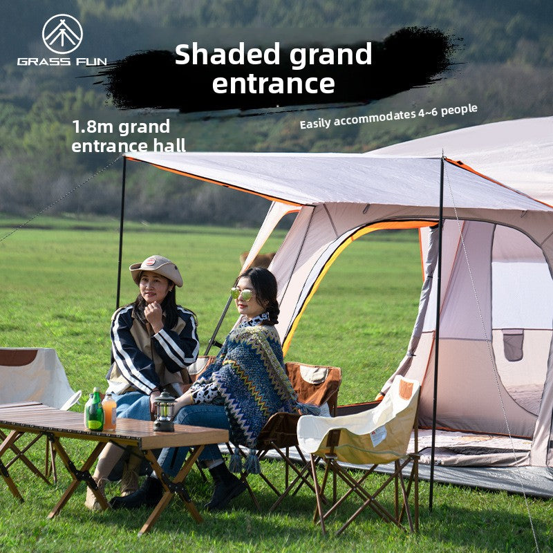 Outdoor Camping Tent Two Rooms