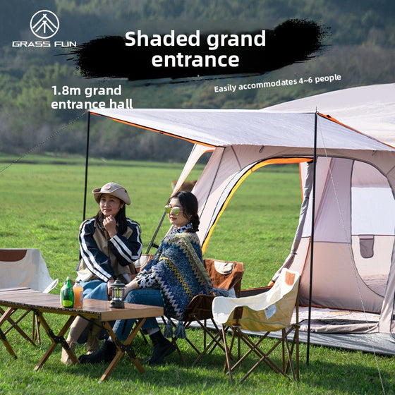 Outdoor Camping Tent Two Rooms Camping Shelter & Sleep product image 2
