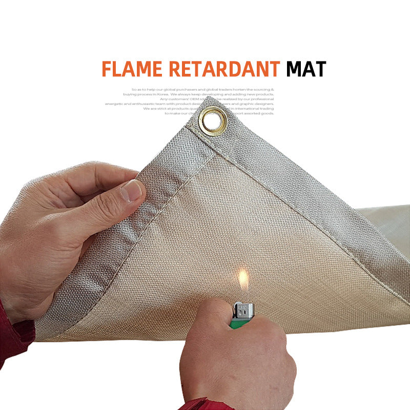 Fiberglass Fire Resistant Blanket for Outdoor Camping