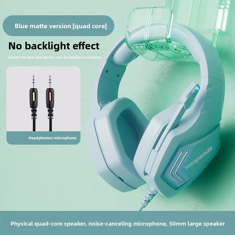 Over-ear esports gaming headset