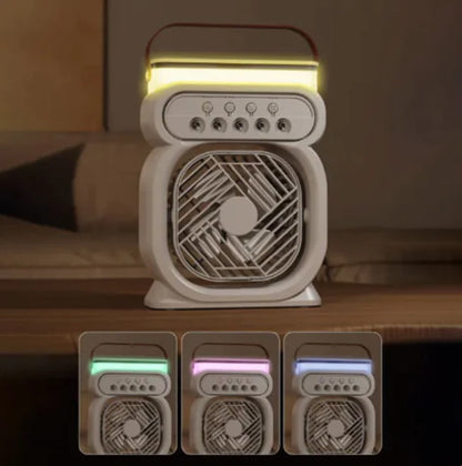 3-in-1 Mini AC Cooler + LED