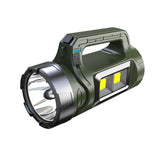 Solar Powered Rechargeable LED Flashlight
