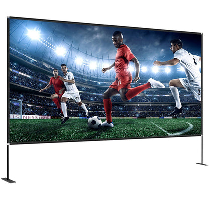 150-Inch Portable Projector Screen Stand extra view. 150 inch portable projector screen