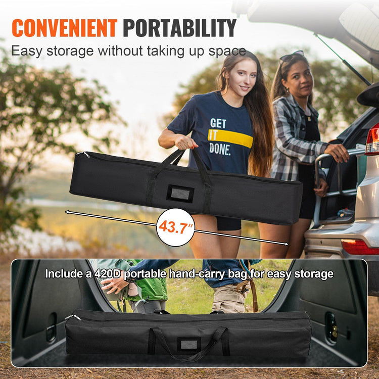 150-Inch Portable Projector Screen Stand in use scene. 150 inch portable projector screen