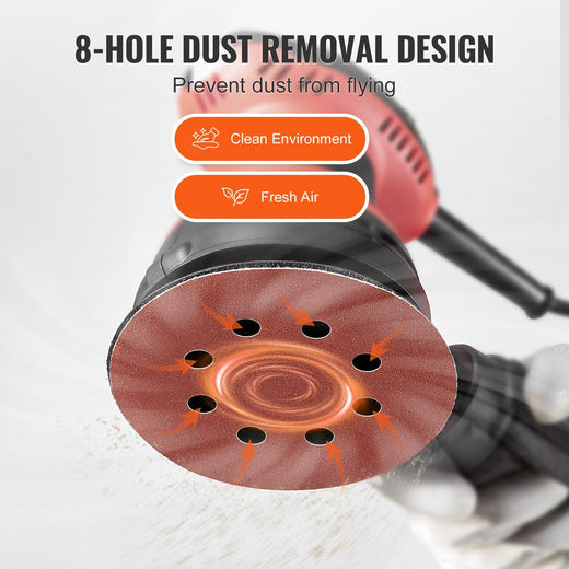 150-piece 5-inch sanding discs set with 60 to 600 grit
