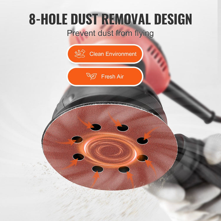150-piece 5-inch sanding discs set with 60 to 600 grit