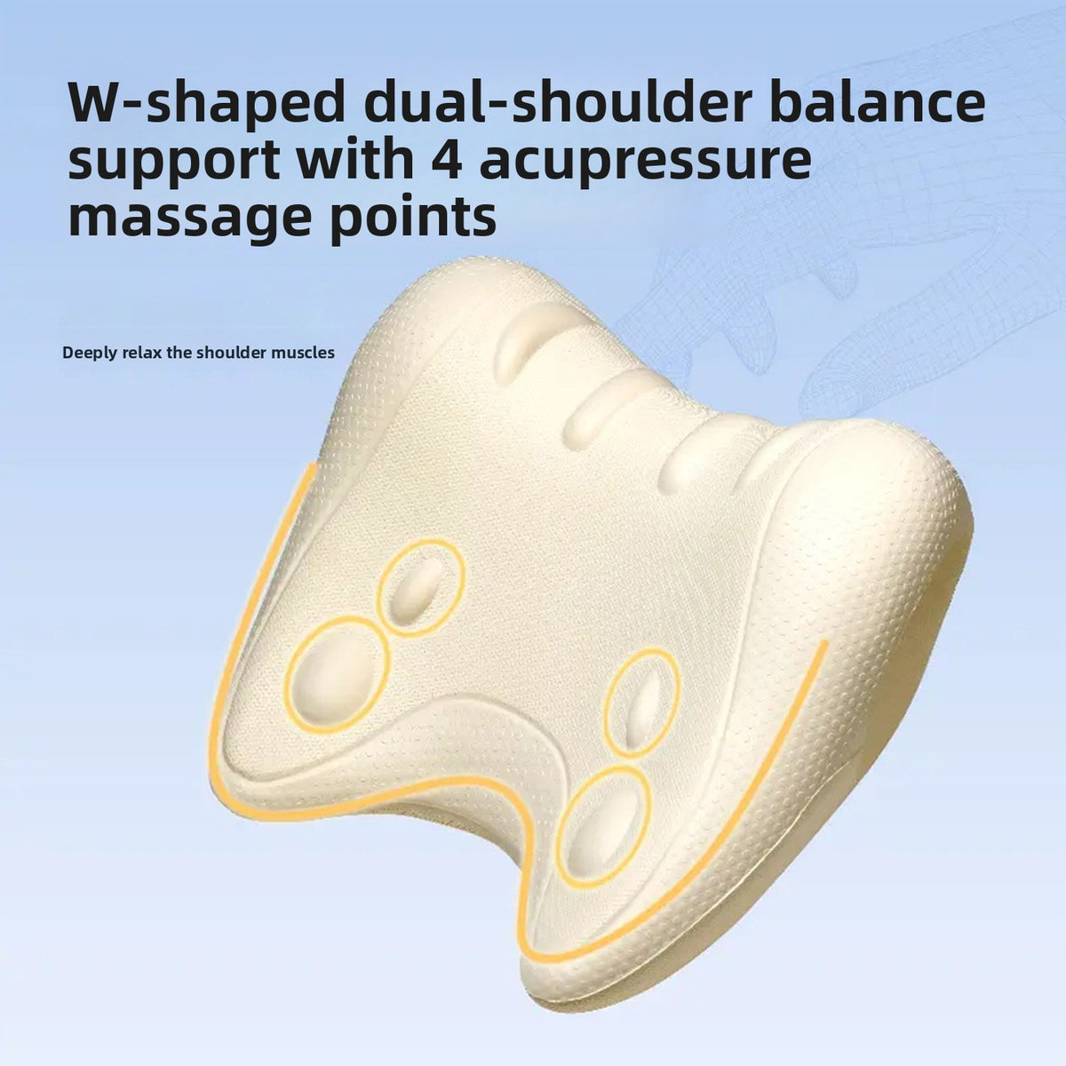 Ergonomic Cervical Support Pillow with Gravity Massage Health & Wellness product image 3