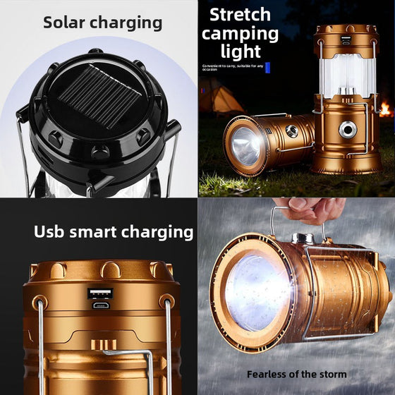 Solar Powered Portable Camping Lantern Outdoor Lighting & Tools product image 2