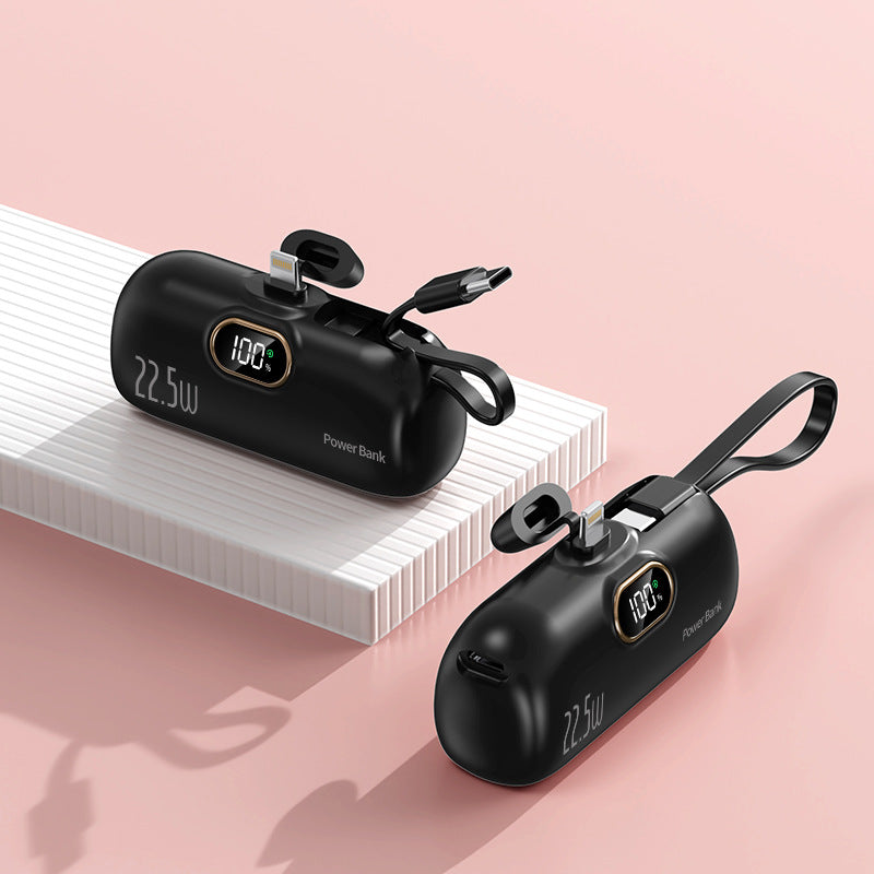 Portable Capsule Power Bank 5000mAh