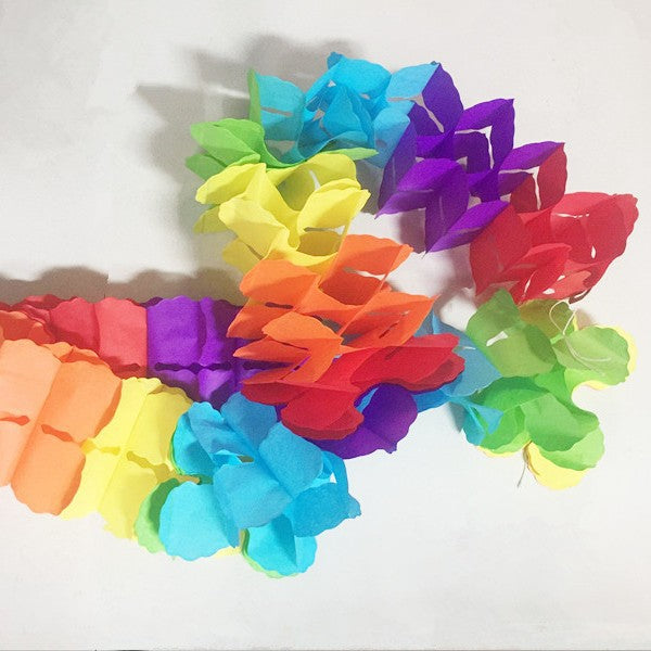 Four-Leaf Clover Craft Paper Banner 3m Party Decoration