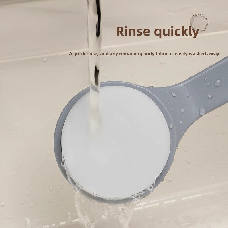 Long Handle Back Lotion Applicator Brush Gray, image 3 of 5