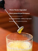 USB-C rechargeable electric milk frother