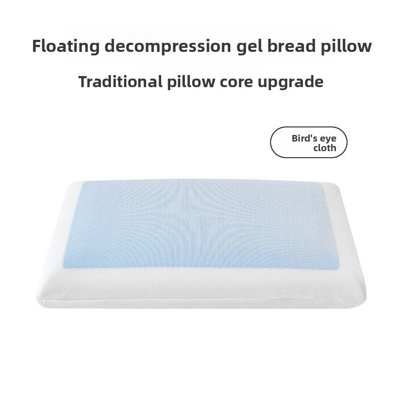 Cooling Gel Memory Foam Pillow Slow Rebound Ergonomic Rectangular Sleeping Pillow with Breathable Cover