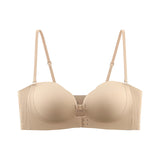 Front Clasp Strapless Push Up Bra