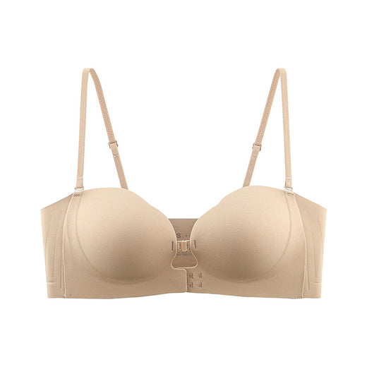 Front Clasp Strapless Push Up Bra