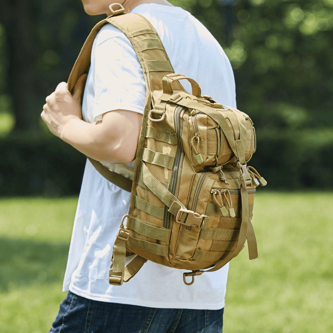 15L Unisex MOLLE Sling Bag15