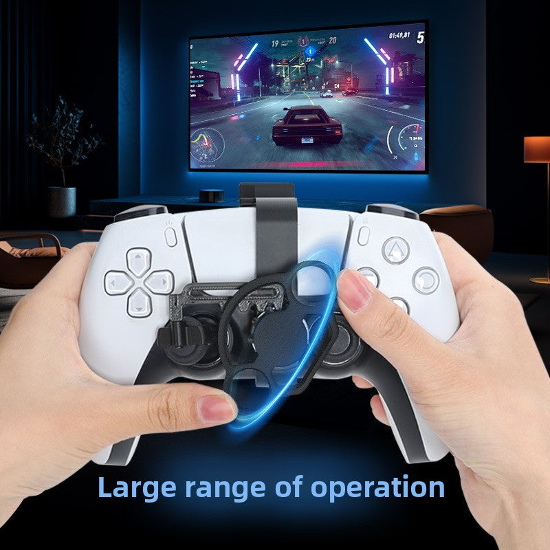 Mini Racing Game Steering Wheel for PS5 Controller