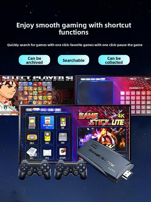 Upgraded 4K HD Game Console