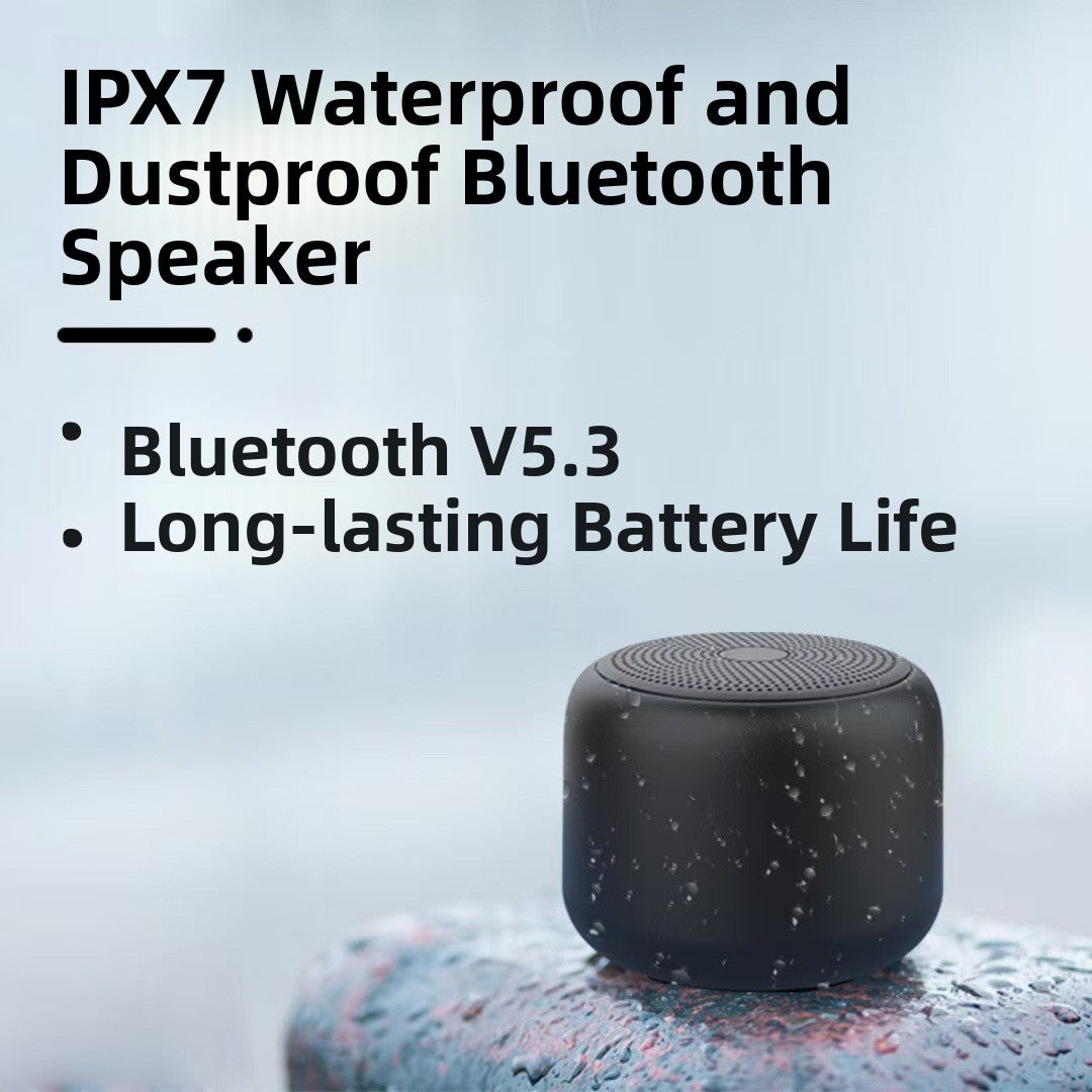 Portable Waterproof Bluetooth Speaker with Gradient Color