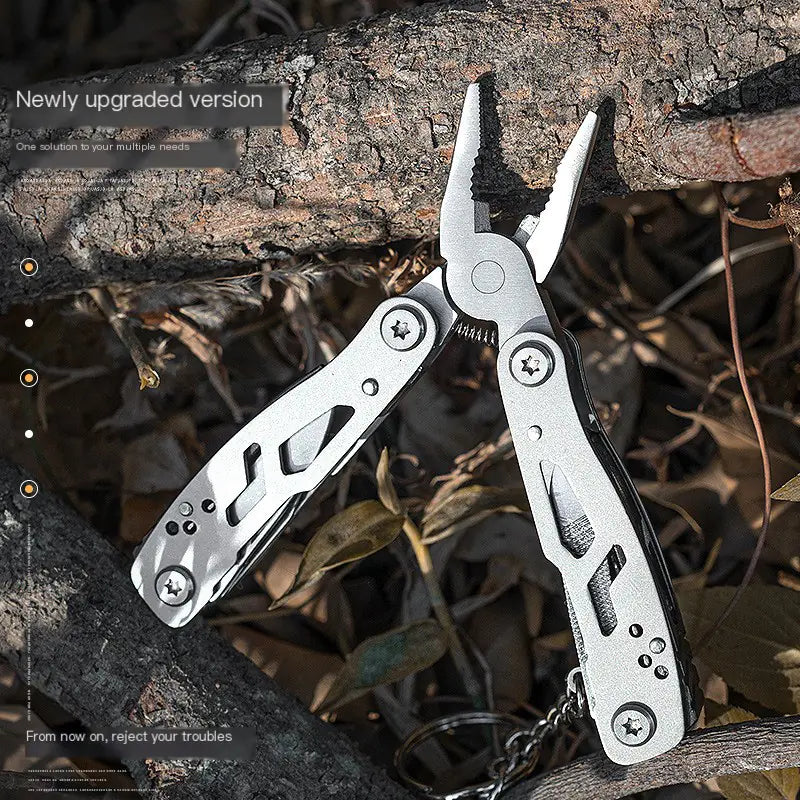 Mini keychain folding EDC multitool